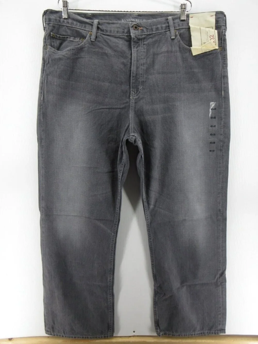 Banana Republic Jeans 42X32 Straight Loose Denim Pants Classic Y2K NEW